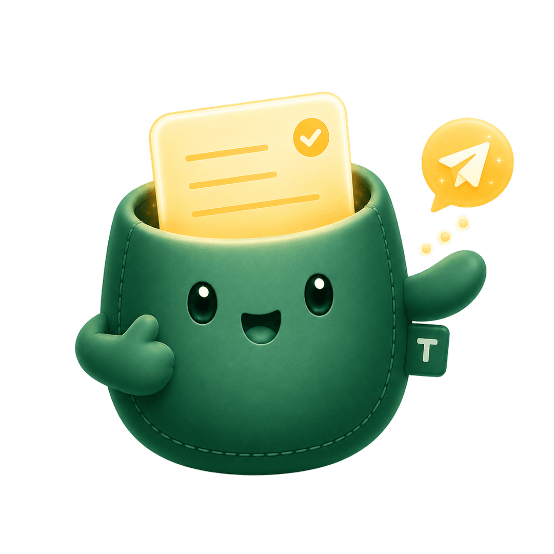 The TuckBack mascot handing off a drafted message